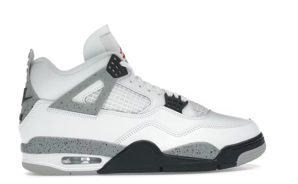 Jordan 4 White Cement
